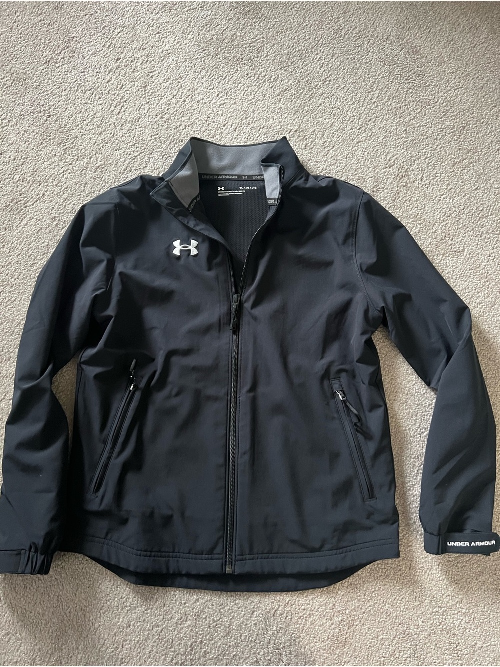 Under Armour Black Youth Large Hockey Warm Up